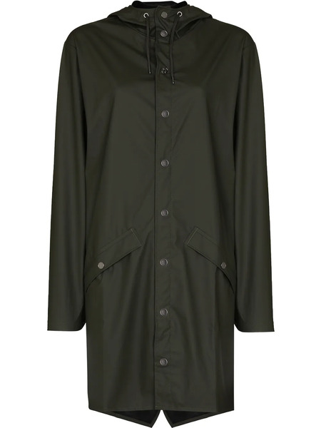  Rains Abrigo Impermeable Con Capucha - Verde 