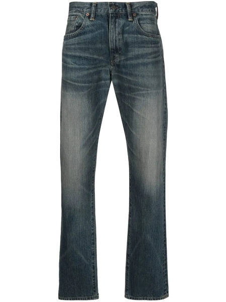  Ralph Lauren Rrl Vaqueros Rectos Con Efecto Lavado - Azul 