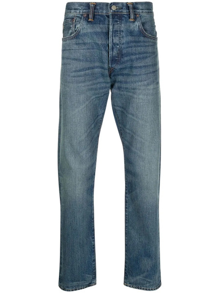  Ralph Lauren Rrl Vaqueros Rectos Slim - Azul 