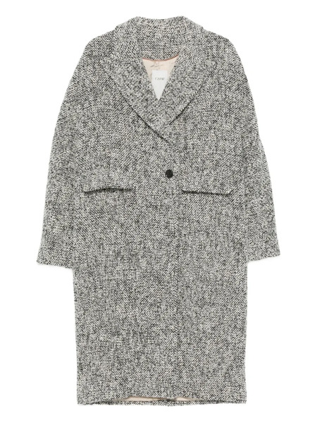  Rame Abrigo Con Bolsillos Con Solapa - Gris 