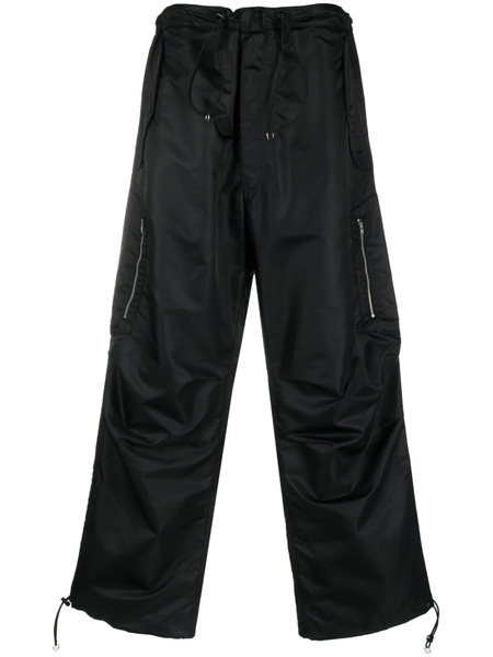  Random Identities Pantalones Rectos - Negro 