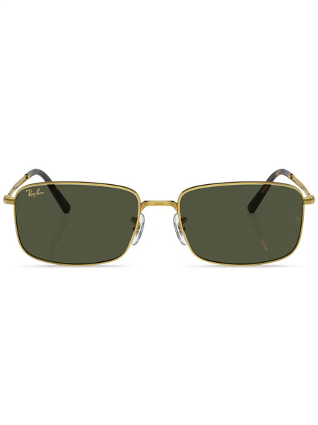  Ray-ban Gafas De Sol Con Montura Rectangular - Dorado 