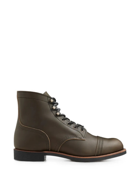  Red Wing Shoes Iron Ranger Biker Boots - Verde 