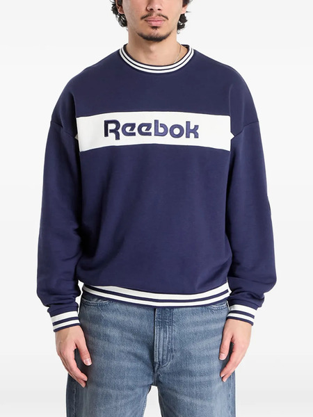 Reebok Sudadera Con Cuello Redondo - Azul 