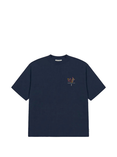  Regards Camiseta Con Estampado Floral - Azul 