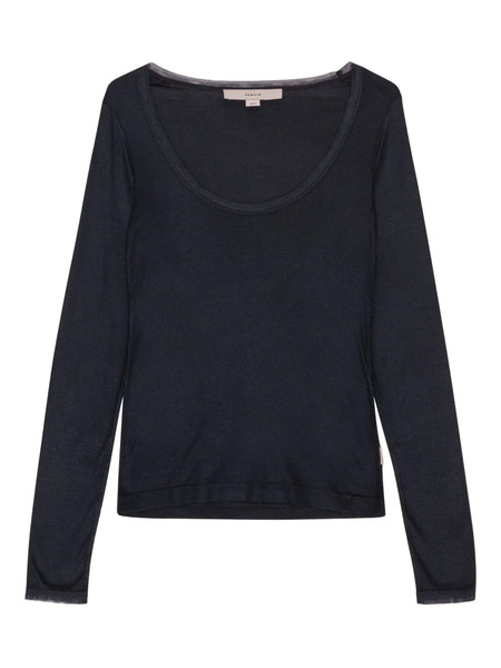  Remain Top Con Cuello Redondo - Gris 