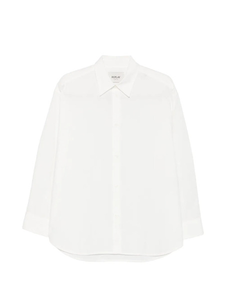  Replay Camisa Con Botones - Blanco 