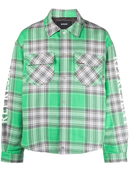  Represent Sobrecamisa Acolchada - Verde 