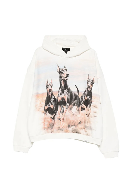  Represent Sudadera Con Capucha Y Perro Estampado - Neutro 