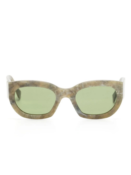  Retrosuperfuture Gafas De Sol Con Logo En Relieve - Verde 
