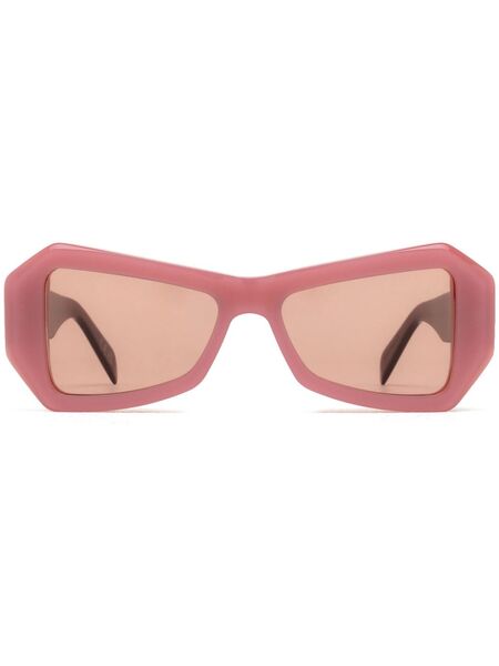  Retrosuperfuture Gafas De Sol Tempio Con Montura Rectangular - Rosa 