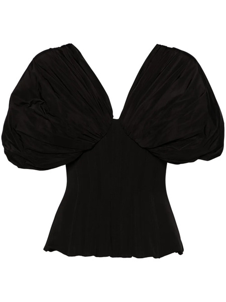  Rhea Costa Top Fruncido - Negro 