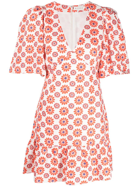  Rhode Vestido Mariana Con Estampado Floral - Blanco 