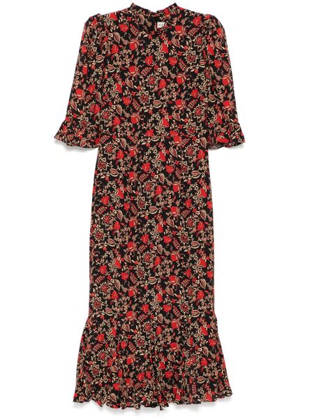  Rhode Vestido Midi Felix - Rojo 