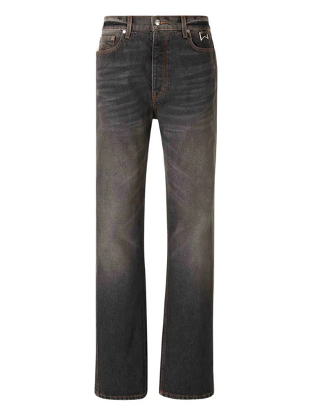  Rhude Vaqueros Con Cierre De Botón - Negro 