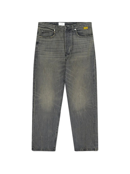  Rhude Vaqueros Rectos Con Efecto Desgastado - Gris 