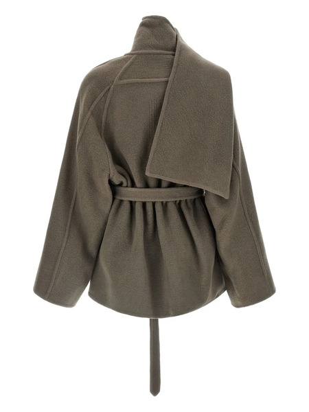  Rick Owens Abrigo Scarf Flight - Verde 
