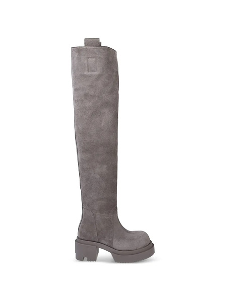  Rick Owens Botas Altas Con Plataforma - Marrón 