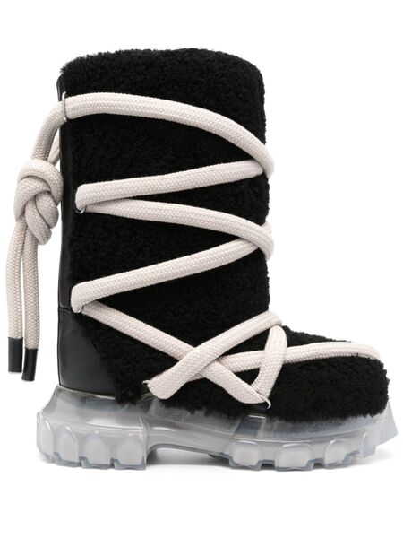  Rick Owens Botas Lunar Tractor - Negro 