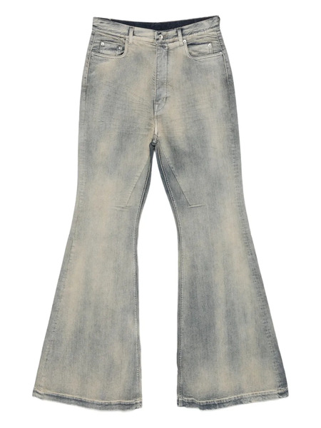  Rick Owens Drkshdw Vaqueros Bolan Bootcut Con Efecto Degradado - Azul 