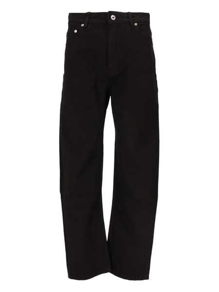  Rick Owens Vaqueros Con Trabillas - Negro 