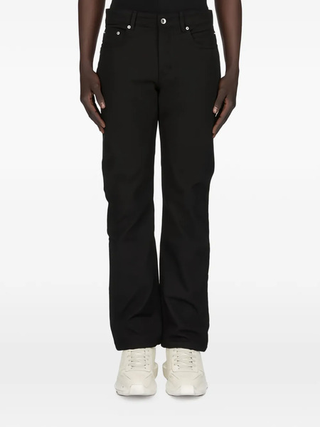  Rick Owens Vaqueros Fog Cut - Negro 