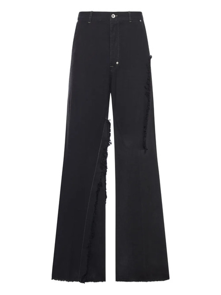  Rick Owens Vaqueros Joris De Algodón - Negro 
