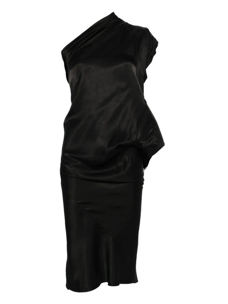  Rick Owens Vestido Midi Drapeado - Azul 