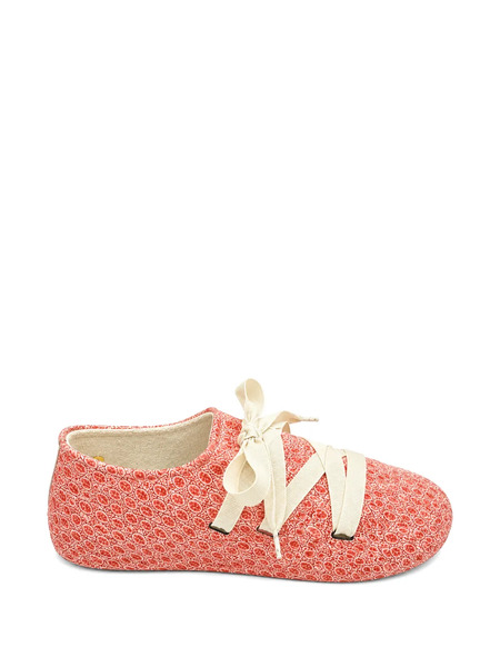  Rien Studio Bailarinas Con Cordones - Rojo 