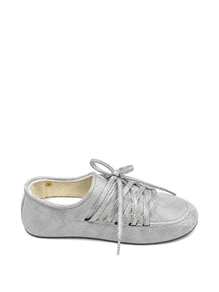  Rien Studio Bailarinas Con Efecto De Purpurina - Gris 