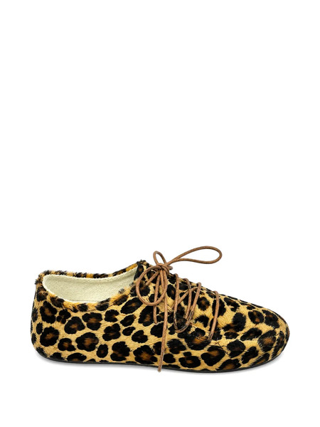  Rien Studio Bailarinas Con Estampado De Leopardo - Neutro 