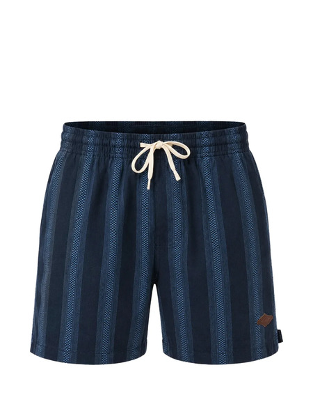  Rip Curl Bermudas Volley Classic A Rayas Verticales - Azul 
