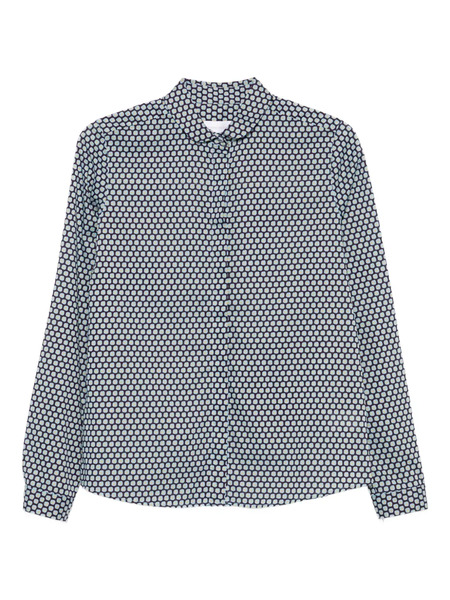  Robert Friedman Top Estampado Con Botones - Azul 