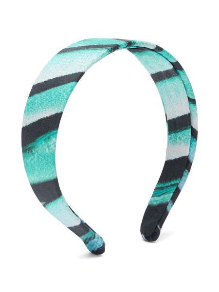  Roberto Cavalli Diadema Estampada - Azul 