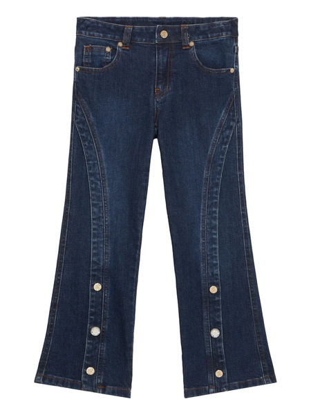  Roberto Cavalli Junior Vaqueros Rectos - Azul 