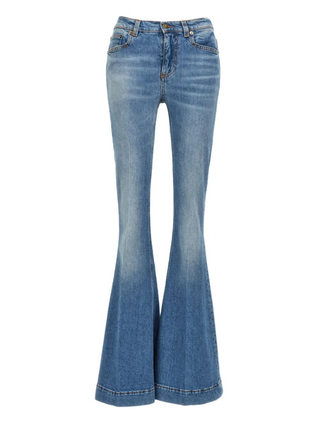  Roberto Cavalli Vaqueros Acampanados - Azul 