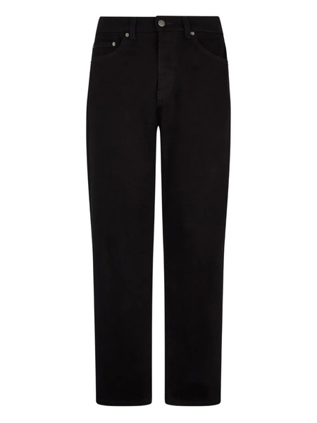  Roberto Cavalli Vaqueros De Algodón - Negro 