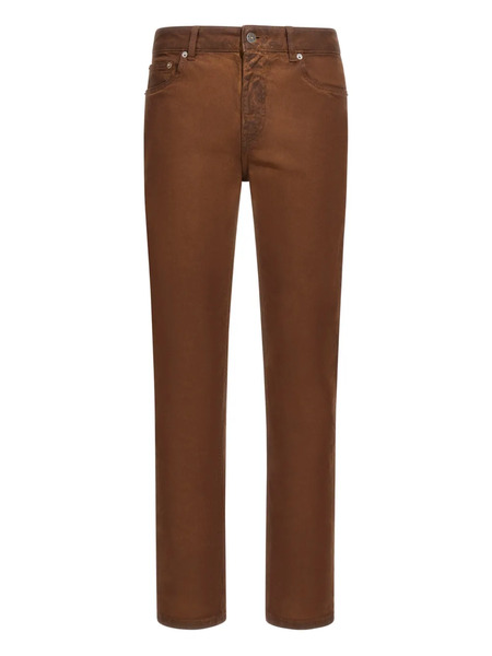  Roberto Cavalli Vaqueros De Algodón Stretch - Marrón 
