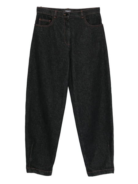  Rochas Vaqueros Con Logo Bordado - Negro 