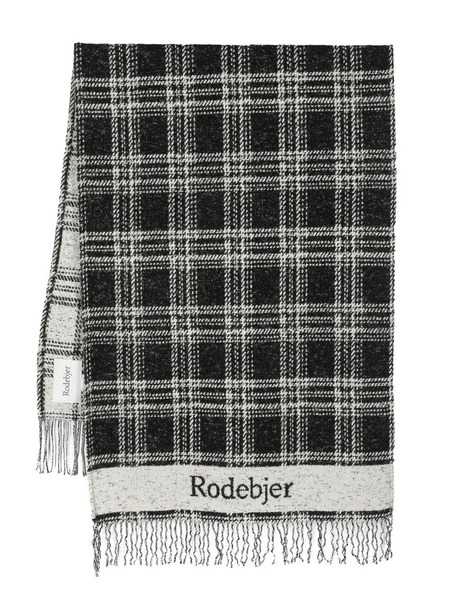  Rodebjer Bufanda A Cuadros - Negro 