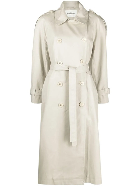  Rodebjer Gabardina Lois Con Doble Botonadura - Neutro 