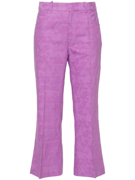  Rodebjer Pantalones Miso A Rayas - Morado 