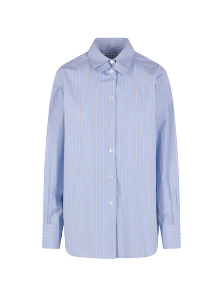  Róhe Camisa A Rayas - Azul 