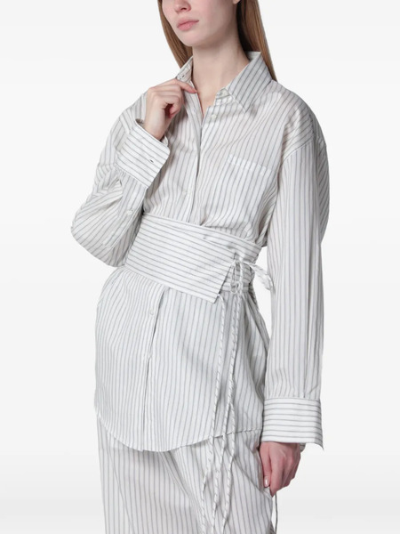  Róhe Camisa A Rayas - Blanco 