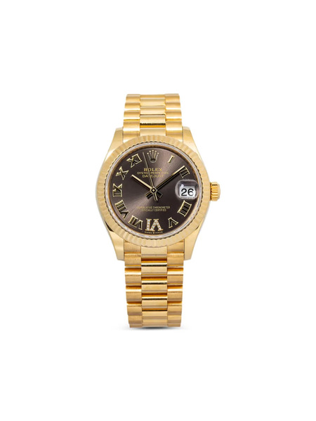  Rolex Reloj Fluted Datejust De 31 Mm - Dorado 