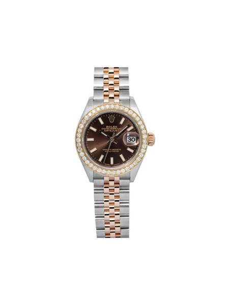 Rolex Reloj Lady-datejust De 28 Mm - Marrón 