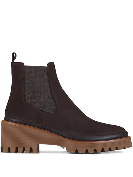  Ron White Botas Emmaline Con Cuña - Marrón 