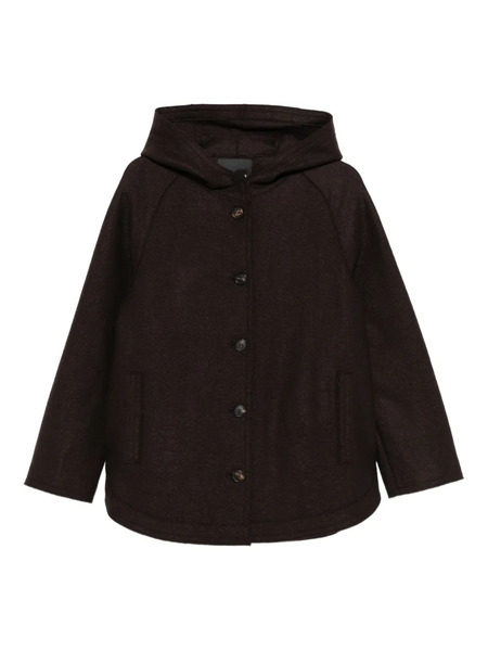  Rosso 35 Abrigo Con Capucha - Negro 