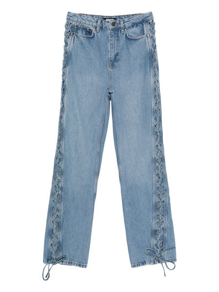  Rotate Birger Christensen Vaqueros Con Cordones - Azul 