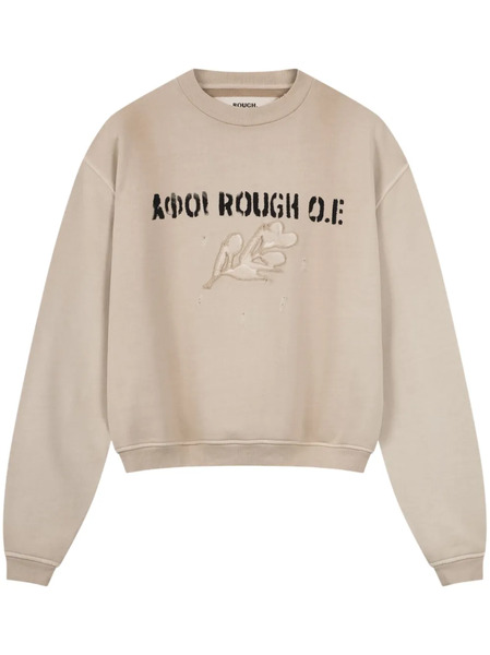  Rough. Sudadera Con Logo Estampado - Neutro 